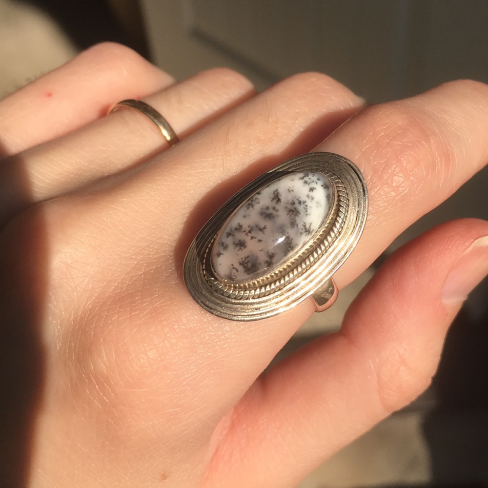 Dendritic Agate Ring - image 6